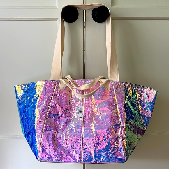 GAP Handbags - Gap Rainbow Metallic Tote